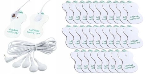 Elektrostymulator mięśni I nerwów MASAŻER TENS EMS stymulator ZESTAW XXL