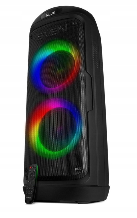 GŁOŚNIK BLUETOOTH 100W SVEN PS-770 TWS Z LED RGB, KARAOKE I MOCNYM BASSEM