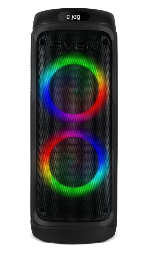 GŁOŚNIK BLUETOOTH 100W SVEN PS-770 TWS Z LED RGB, KARAOKE I MOCNYM BASSEM