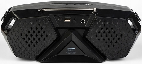 GŁOŚNIK PRZENOŚNY BLUETOOTH MP3 RADIO FM KARAOKE 8W Z RĄCZKĄ I AKUMULATOREM