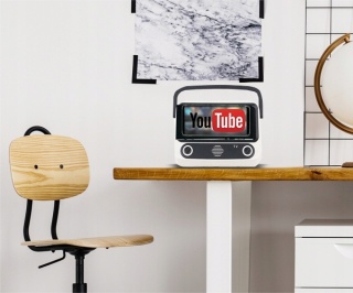 GŁOŚNIK PRZENOŚNY STYL RETRO BEZPRZEWODOWY Z RADIEM, MICROSD, POWERBANK 10W