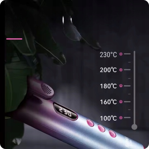 LOKÓWKA DO WŁOSÓW CYFROWY WYŚWIETLACZ, JONIZACJA, CERAMICZNA POWŁOKA 30 SEK