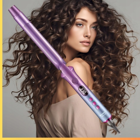 LOKÓWKA DO WŁOSÓW CYFROWY WYŚWIETLACZ, JONIZACJA, CERAMICZNA POWŁOKA 30 SEK