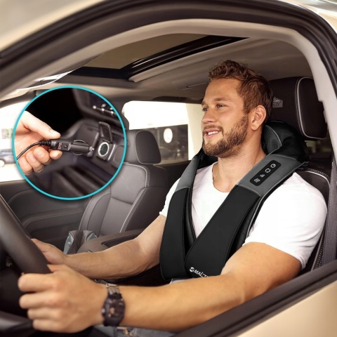 MASAŻER DO SZYI KARKU CIAŁA STÓP PLECÓW SHIATSU PAS MASUJĄCY GRZEJĄCY