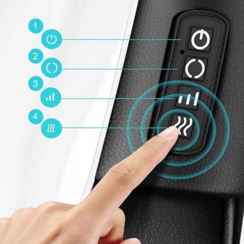 MASAŻER DO SZYI KARKU CIAŁA STÓP PLECÓW SHIATSU PAS MASUJĄCY GRZEJĄCY