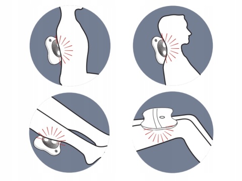 MASAŻER SHIATSU PODUSZKA MASUJĄCA DO MASAŻU PLECÓW CIAŁA KARKU ALPHA