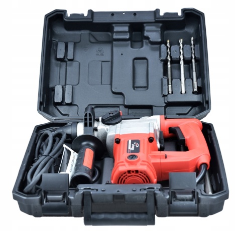 MŁOT UDAROWY SDS+ 800W 4J DO WIERCENIA MURA, BETONU I KAMIENIA Z KUFERKIEM