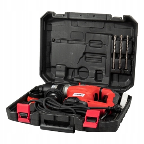 MŁOT UDAROWY WALTER 1500W 5,0J SDS-PLUS DO WIERCENIA I DŁUTOWANIA + WALIZKA