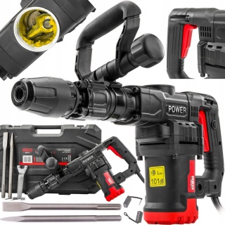 MŁOT WYBURZENIOWY 3000W 20J SDS MAX WALIZKA DŁUTO SZPICAK 3900 UDARÓW