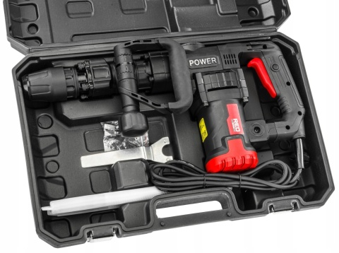 MŁOT WYBURZENIOWY 3000W 20J SDS MAX WALIZKA DŁUTO SZPICAK 3900 UDARÓW