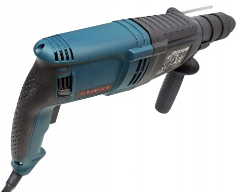 MŁOTOWIERTARKA BERHARD 2600W SDS+ DO KUCIA I WIERCENIA - KOMPLETNY ZESTAW
