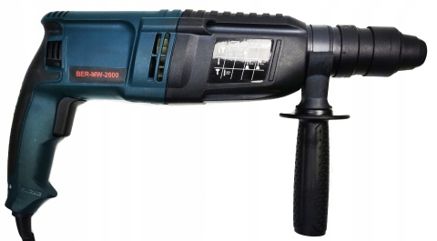 MŁOTOWIERTARKA BERHARD 2600W SDS+ DO KUCIA I WIERCENIA - KOMPLETNY ZESTAW