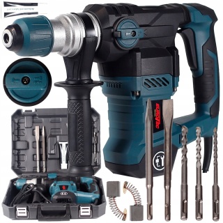 MŁOTOWIERTARKA EUROTEC KRH-2800 2800W SDS+ UDAR 6J Z WALIZKĄ I SMAREM