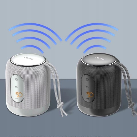 MOCNY GŁOŚNIK BLUETOOTH 5.0 5W PRZENOŚNY STEREO Z USB-C I SLOTEM MICRO SD