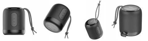 MOCNY GŁOŚNIK BLUETOOTH 5.0 5W PRZENOŚNY STEREO Z USB-C I SLOTEM MICRO SD