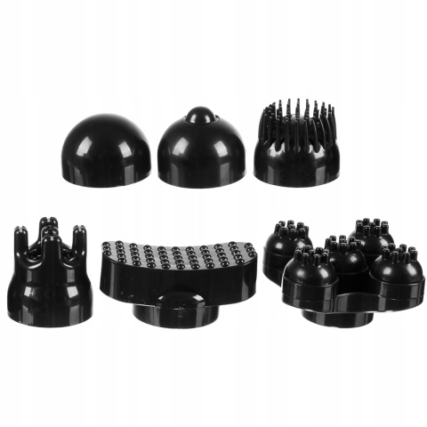 Masażer Wibracyjny Mocny Masujący do Masażu Pleców Karku Ciała + Końcówki