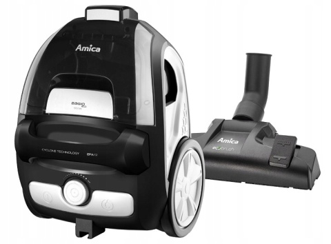 ODKURZACZ BEZWORKOWY AMICA Bagio Eco VM3046 900W SZCZOTKA DO PARKIETU