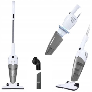 ODKURZACZ PIONOWY RĘCZNY PRZEWODOWY 2W1 DEERMA DX118C DODATKOWE SZCZOTKI