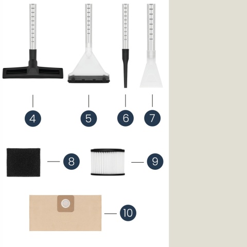 ODKURZACZ PIORĄCY MINI TAPICERKI DYWANÓW SSAWKA DO PRANIA 3000W na Mokro