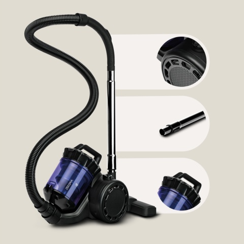 Odkurzacz BEZWORKOWY CYKLONOWY LEKKI MOCNY TURBO MOC 4000W HEPA ZEEGMA