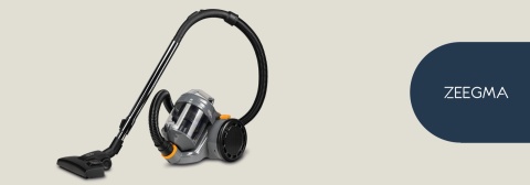 Odkurzacz BEZWORKOWY Cyklonowy 4000W klasa A Hepa Kompaktowy i Cichy Zeegma