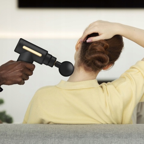 PISTOLET DO MASAŻU CIAŁA MOCNY MASAŻER WIBRACYJNY DOMOWY TERAPEUTA