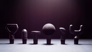 PISTOLET DO MASAŻU MASAŻER DO PLECÓW CIAŁA MASSAGE GUN MX PRO + 8 GŁOWIC