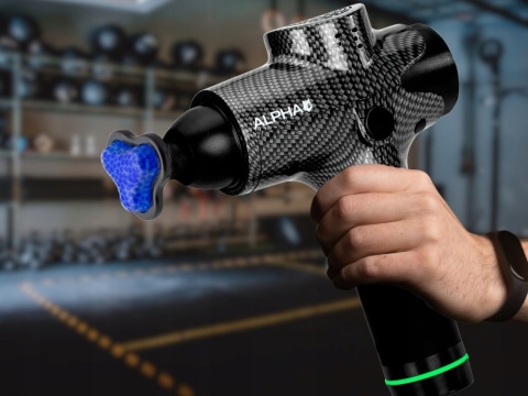 PISTOLET DO MASAŻU MASAŻER DO PLECÓW CIAŁA MASSAGE GUN PRO ALPHA