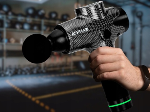 PISTOLET DO MASAŻU MASAŻER DO PLECÓW CIAŁA MASSAGE GUN PRO ALPHA