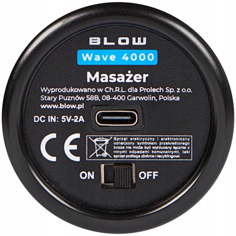 PISTOLET DO MASAŻU PLECÓW CIAŁA STÓP MASAŻER MASSAGE GUN 10 KOŃCÓWEK ZESTAW