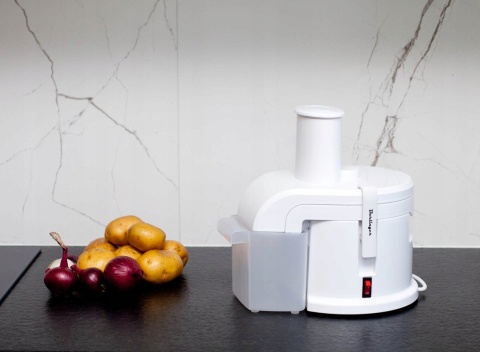 PROFESJONALNA TARKA DO ZIEMNIAKÓW BERLINGER 4W1 400W 1,3L MISA 80KG/H BIAŁA