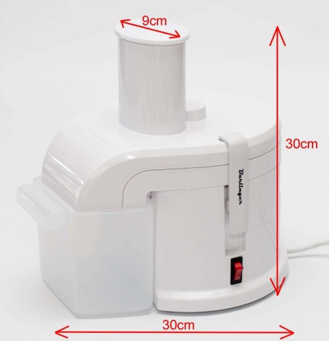 PROFESJONALNA TARKA DO ZIEMNIAKÓW BERLINGER 4W1 400W 1,3L MISA 80KG/H BIAŁA