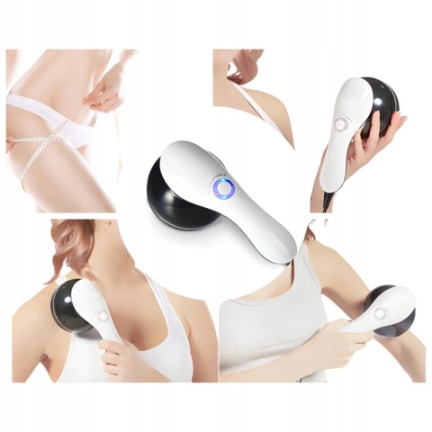 PROFESJONALNY PISTOLET DO MASAŻU WYSZCZUPLAJĄCY ANTYCELLULITOWY MASAŻER 9w1