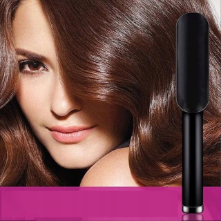 PROSTOWNICA 45W Z JONAMI UJEMNYMI, GRZEBIEŃ I SZCZOTKA DO STYLIZACJI WŁOSÓW