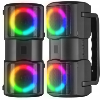 PRZENOŚNA KOLUMNA PARTYTECH BIG BEATBOX BT 1200W KARAOKE MP3/FM LED IPX6