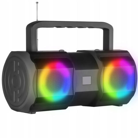 PRZENOŚNA KOLUMNA PARTYTECH BIG BEATBOX BT 1200W KARAOKE MP3/FM LED IPX6