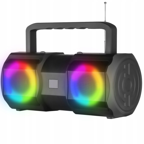 PRZENOŚNA KOLUMNA PARTYTECH BIG BEATBOX BT 1200W KARAOKE MP3/FM LED IPX6