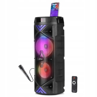 PRZENOŚNY GŁOŚNIK BLUETOOTH 5.0 FUNBOX KEG PRO 50W RMS KARAOKE MP3 RADIO FM