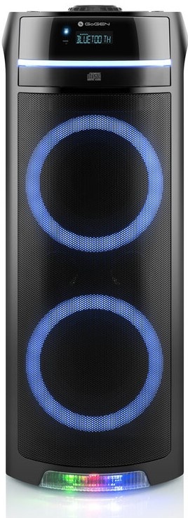 PRZENOŚNY GŁOŚNIK BLUETOOTH 90W DO KARAOKE, CD, FM, LED, Z MICROFONEM I LCD