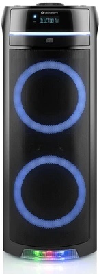 PRZENOŚNY GŁOŚNIK BLUETOOTH 90W DO KARAOKE, CD, FM, LED, Z MICROFONEM I LCD