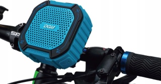 PRZENOŚNY GŁOŚNIK BLUETOOTH IPX7 RADIO FM MICRO SD HANDSFREE Z UCHWYTAMI