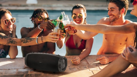 PRZENOŚNY GŁOŚNIK BT 5.0 KRUGER&MATZ EXPLORER+ TWS IPX7 AUX, GŁOŚNOMÓWIĄCY