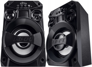 PRZENOŚNY GŁOŚNIK PARTYTECH CRANE BT 300W PMPO MP3 FM TWS IPX6 SUBWOOFER