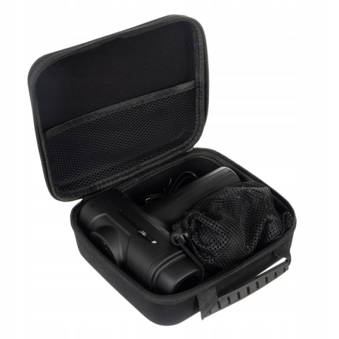 Pistolet do Masażu Masażer Ciała Pleców 8 Końcówek Zestaw Lekki Gun Massage