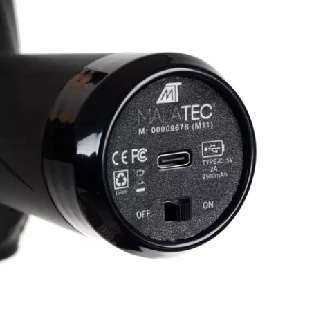 Pistolet do Masażu Masażer Gun Mocny do Ciała Pleców Wibracyjny 12 Końcówek