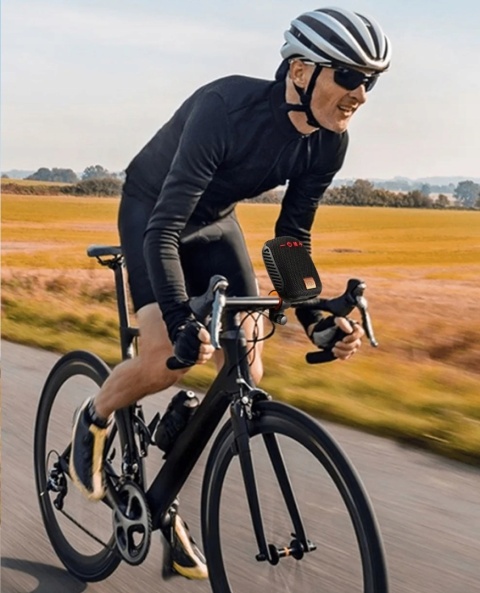 ROWEROWY GŁOŚNIK BLUETOOTH 5W USB/SD/F WODOODPORNY Z UCHWYTEM WYSOKA JAKOŚĆ