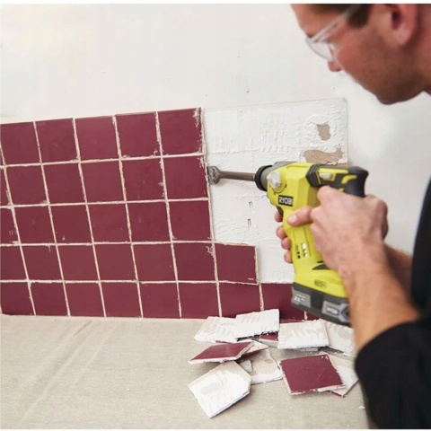 RYOBI MŁOTOWIERTARKA UDAROWA 18V SDS+ DO BETONU, 4 TRYBY, DŁUTOWANIA LED