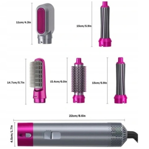 SUSZARKA LOKÓWKA PROSTOWNICA 5W1 JONIZACJA MODELING GORĄCE POWIETRZE