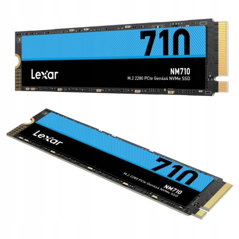 Dysk Lexar Nm710 1Tb Ssd Pcie4.0 M.2 5000Mb/S 4500Mb/S Czarno-Niebieski