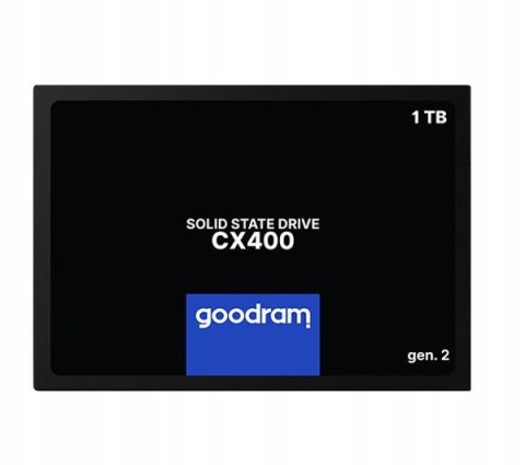 Dysk Ssd 1Tb Goodram Cx400 Gen2 2,5'' Sata Iii 550/500Mb/S Wydajny I Szybki